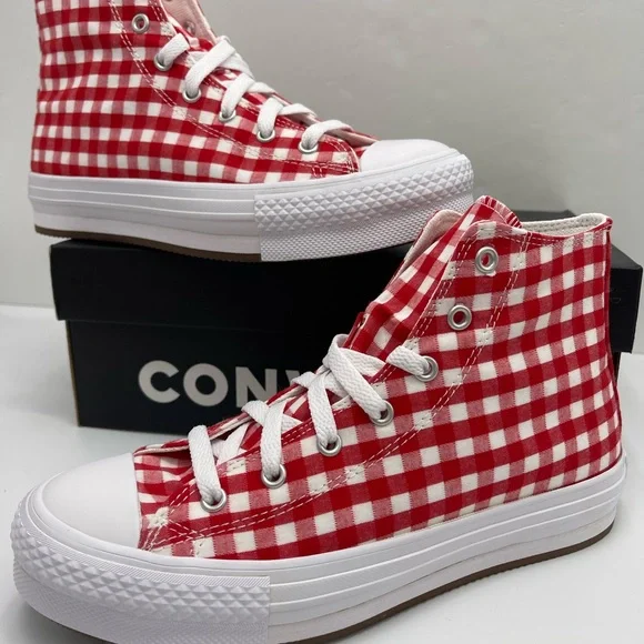 Converse WMNS Checkered High-Top
CTAS EVA LIFT HI
VINTAGE WHITE/RED Sneakers - Picture 13 of 16